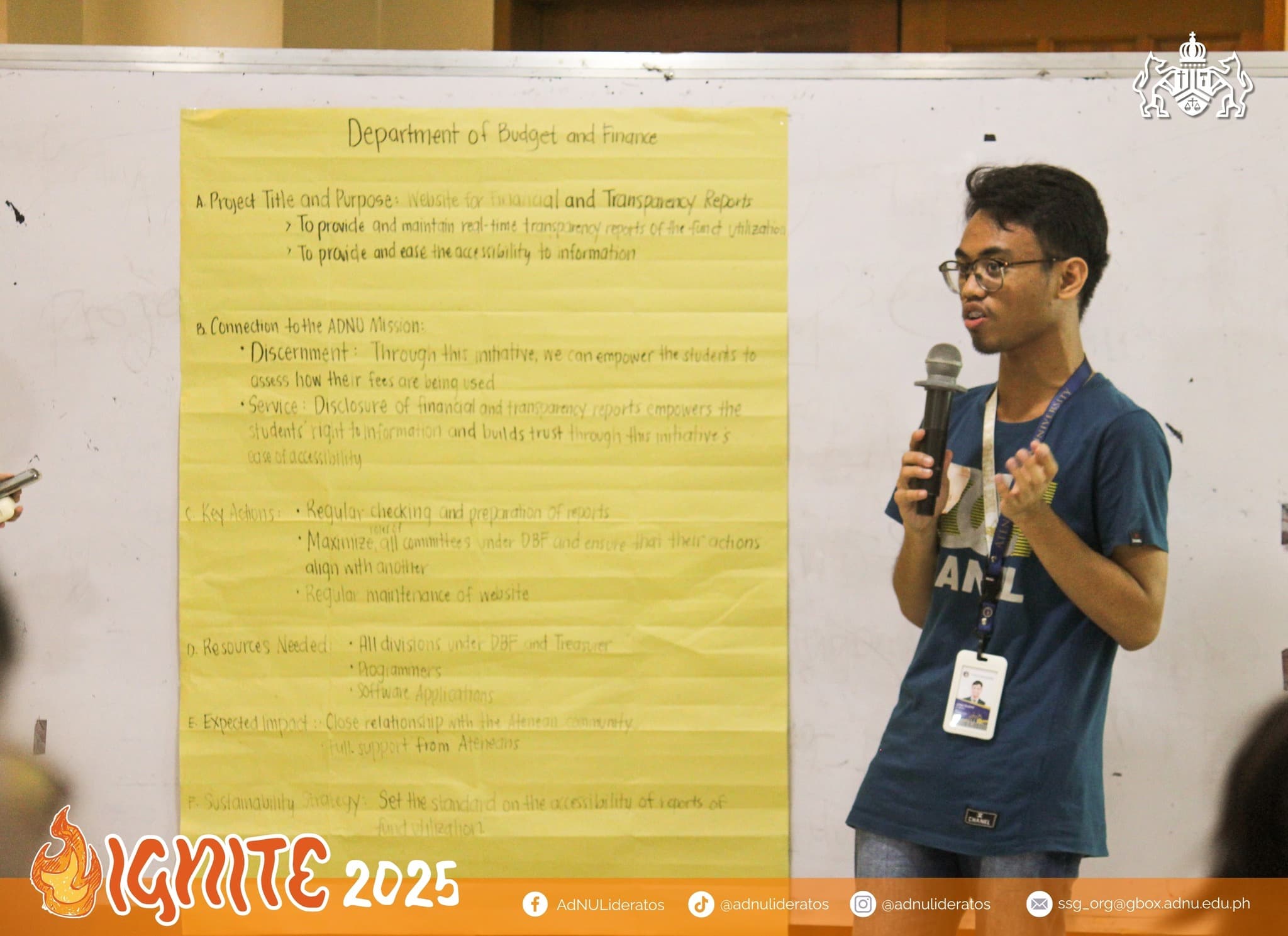Program activities in campus grounds
